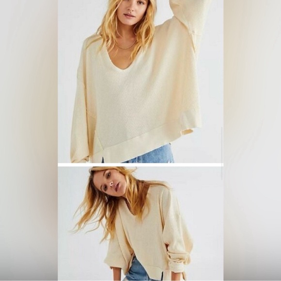 Free People Santa Clara Thermal Alabaster - New with Tags - ACCEPTING OFFERS - Picture 5 of 13